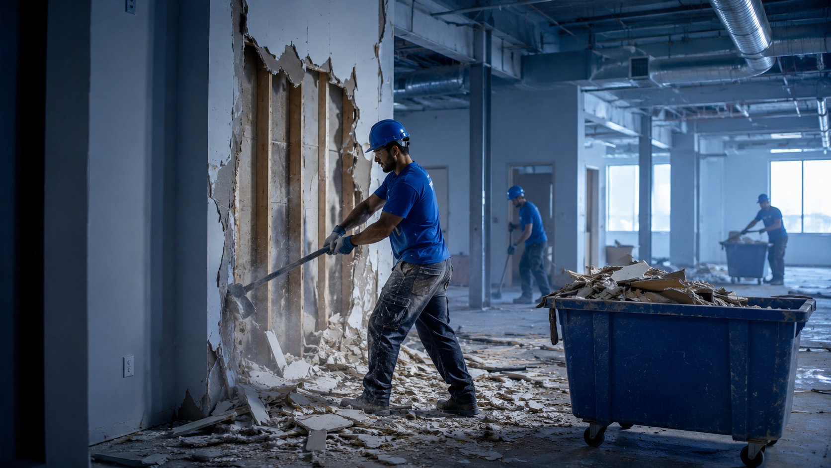 Interior selective demolition and tear-out work