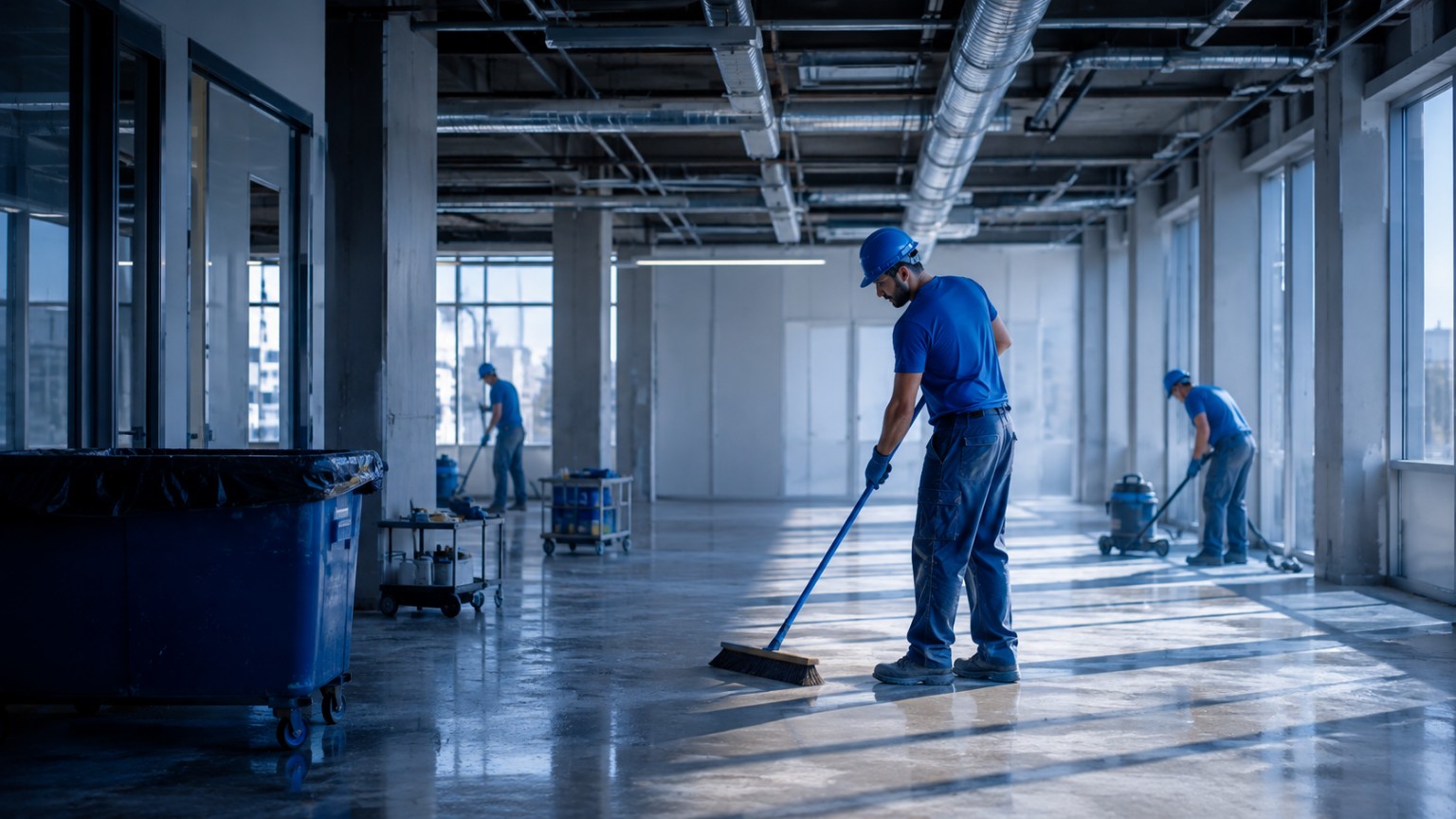 Commercial site cleanup